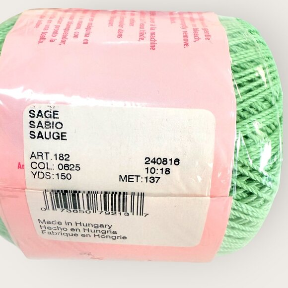 Lot of 6 Aunt Lydias Fashion Size 3 Crochet Thread Assorted Colors Cotton - Picture 7 of 7